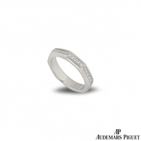 Audemars Piguet White Gold Diamond Royal Oak Ring Audemars Piguet White Gold Diamond Royal Oak Ring